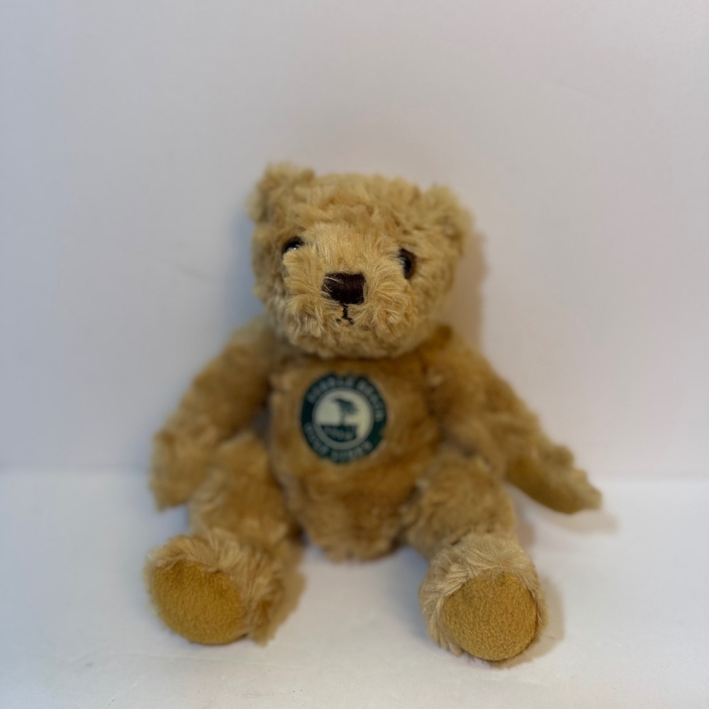 Herrington Teddy Bears Pebble Beach Golf Links 1919 Logo Plush Tan 9 Inch